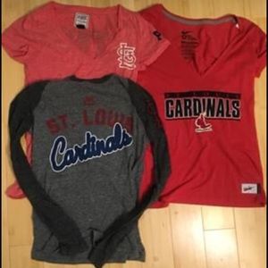 Victoria Secret and NIKE Cardinals shirts